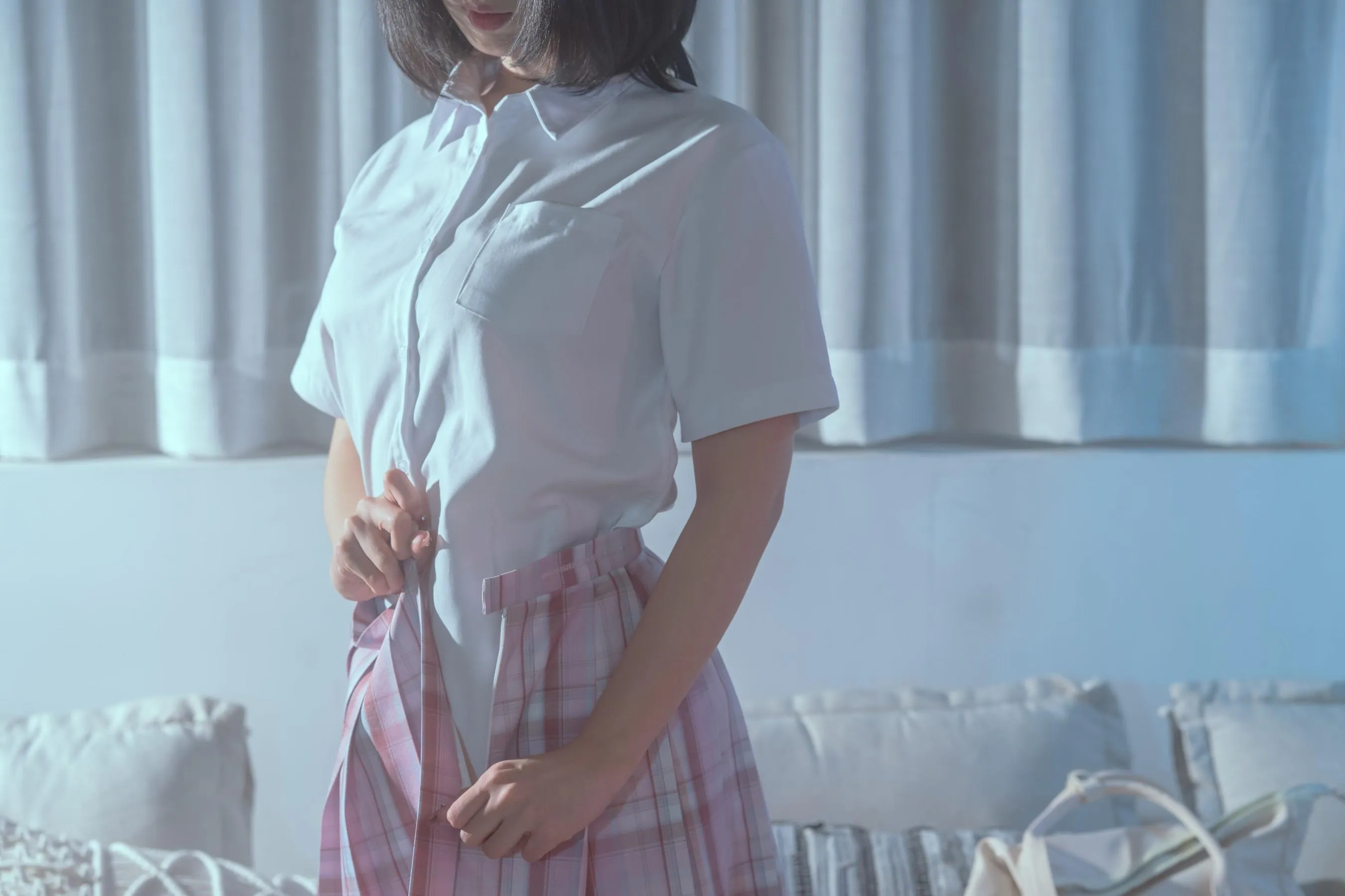 云溪溪 – NO.51 奶桃 N63反差学妹 [84P]插图2